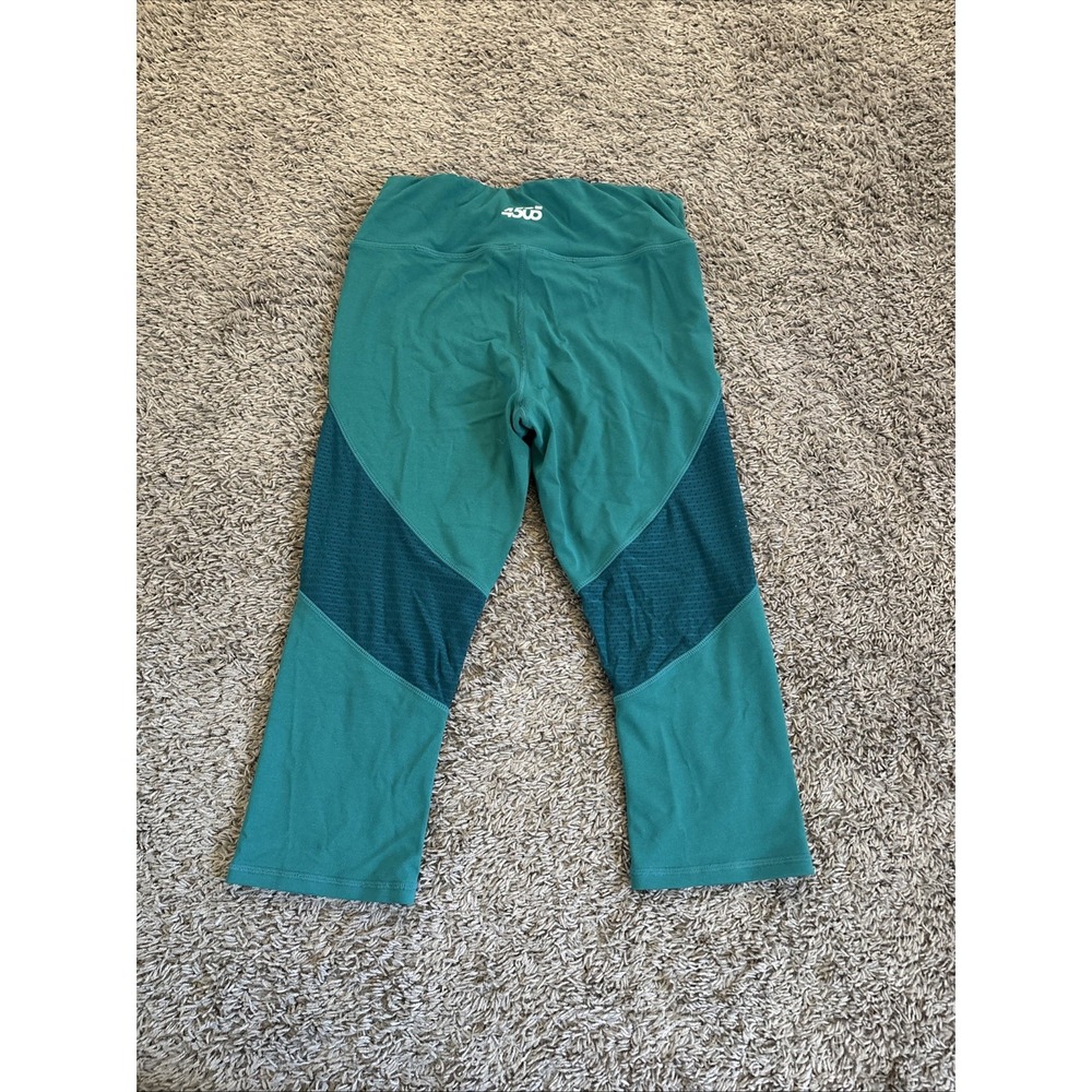 ASOS 4505 Gym Leggings Size US 8 Green Capri